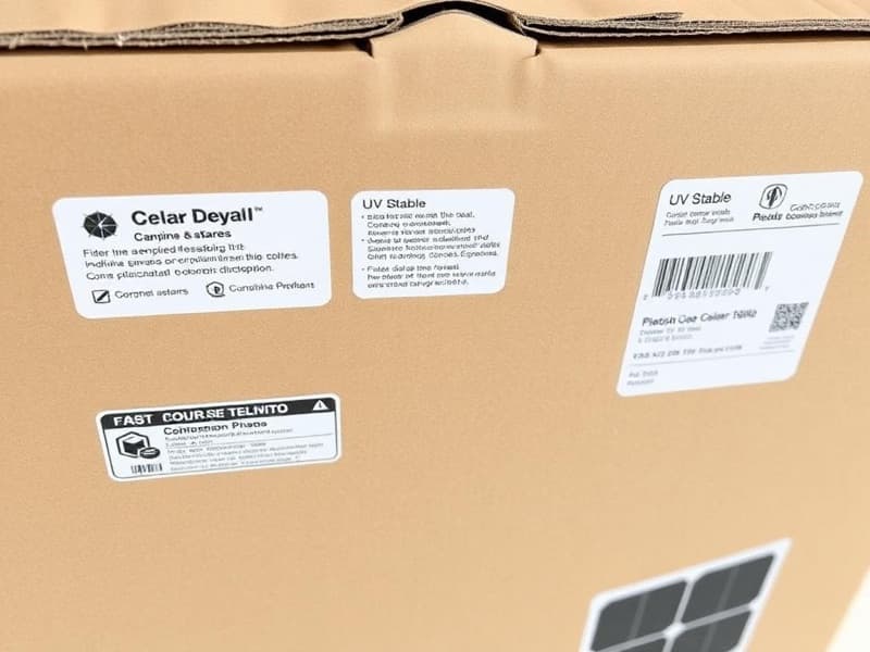 Solar Array Identification Label