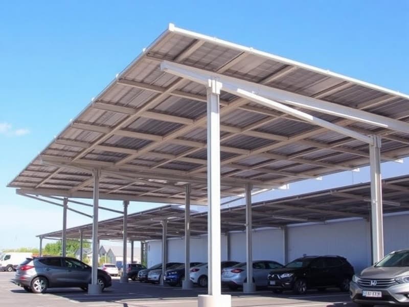 Single-Row Solar Carport